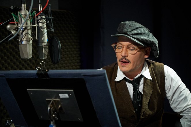 Mestarietsivä Sherlock Gnomes - Kuvat kuvauksista - Johnny Depp