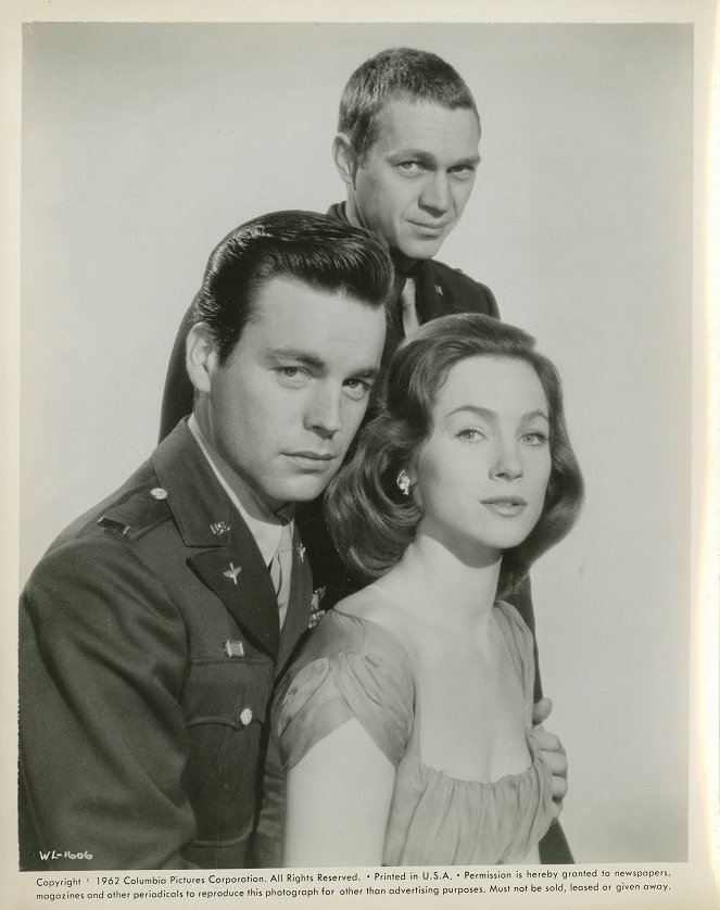 De oorlog minnaar - Lobbykaarten - Robert Wagner, Steve McQueen, Shirley Anne Field