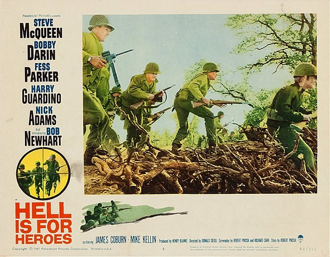 Hell Is for Heroes - Lobby Cards