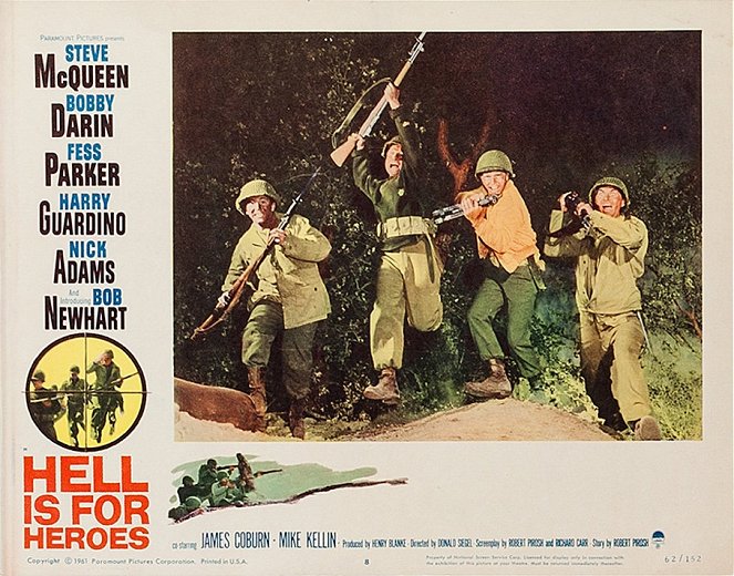 Hell Is for Heroes - Lobby Cards