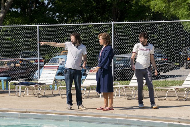 Stranger Things - Season 3 - Dreharbeiten - Matt Duffer, Dacre Montgomery, Ross Duffer