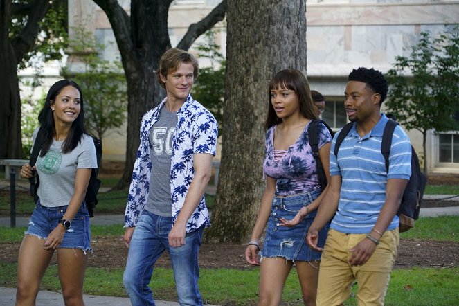 MacGyver - Zurück aufs College - Filmfotos - Tristin Mays, Lucas Till, Reign Edwards, Justin Hires