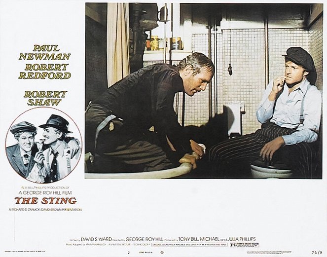 The Sting - Lobbykaarten - Paul Newman, Robert Redford