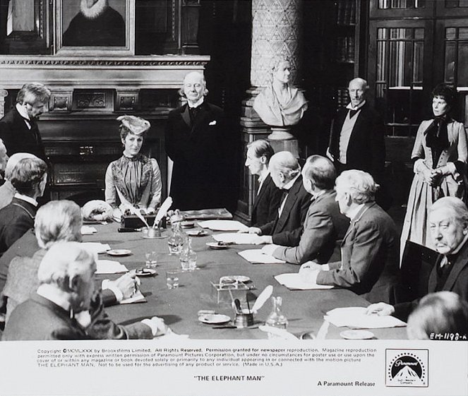 Elephant Man - Cartes de lobby - Anthony Hopkins, Helen Ryan, John Gielgud