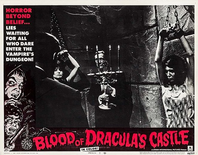 Blood of Dracula's Castle - Lobby Cards - Vicki Volante, John Carradine
