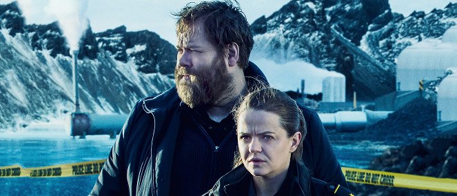 Ófærð - Season 2 - Promóció fotók - Ólafur Darri Ólafsson, Ilmur Kristjansdottir
