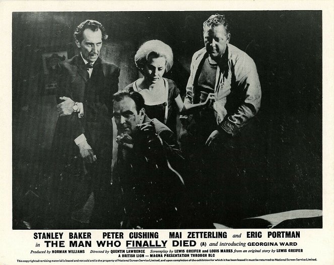 The Man Who Finally Died - Lobby Cards
