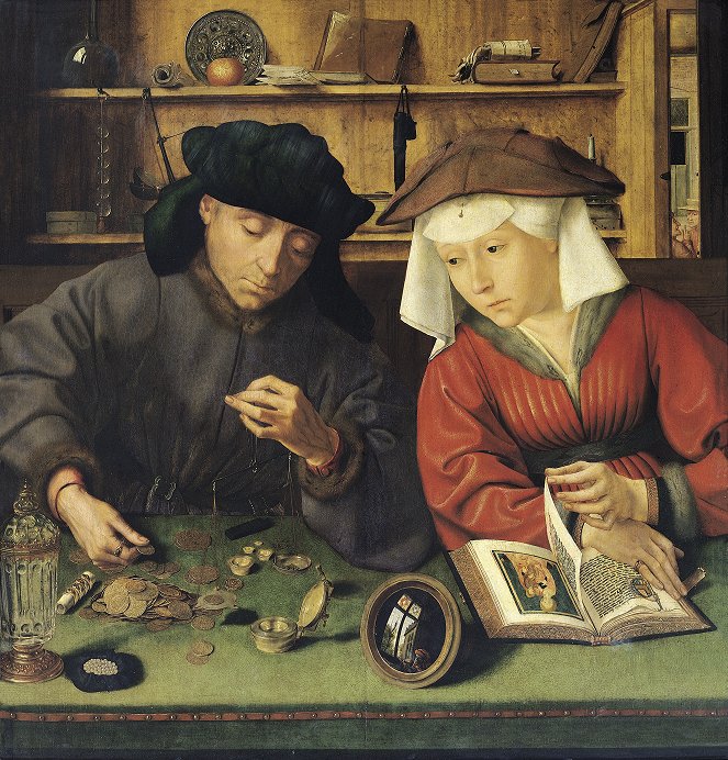 Les Petits Secrets des grands tableaux - Le Peseur d'or et sa femme - 1514 - Quentin Metsys - Do filme