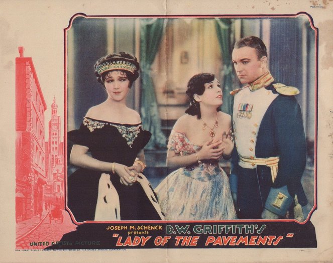 Lady of the Pavements - Lobby Cards