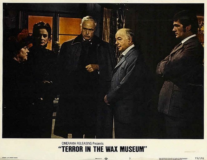 Terror no Museu das Máscaras de Cera - Cartões lobby - Elsa Lanchester, Nicole Shelby, Patric Knowles, Maurice Evans, Mark Edwards