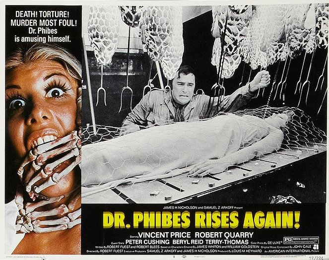 Dr. Phibes Rises Again - Cartões lobby - Robert Quarry, Fiona Lewis