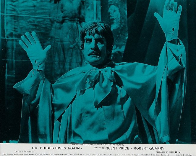 Dr. Phibes Rises Again - Lobby karty - Vincent Price