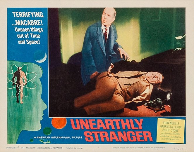 Unearthly Stranger - Lobby Cards - Philip Stone, Patrick Newell