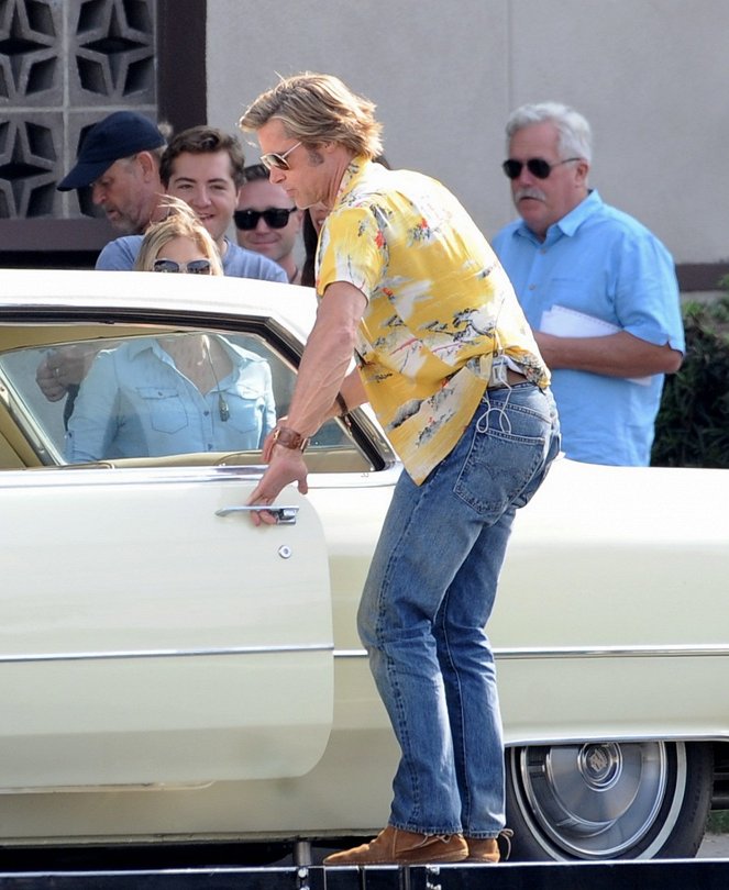 Era Uma Vez... em Hollywood - De filmagens - Brad Pitt