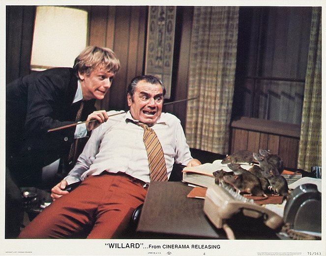 Willard - Lobbykaarten - Bruce Davison, Ernest Borgnine