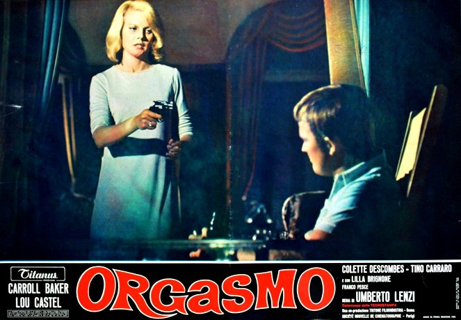Orgasmo - Lobbykarten - Carroll Baker
