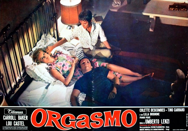 Orgasmo - Lobbykarten - Carroll Baker, Lou Castel, Colette Descombes