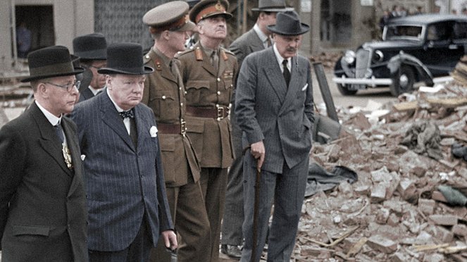 Les Grandes Dates de la Seconde Guerre mondiale en couleur - La Bataille d'Angleterre - Film - Winston Churchill