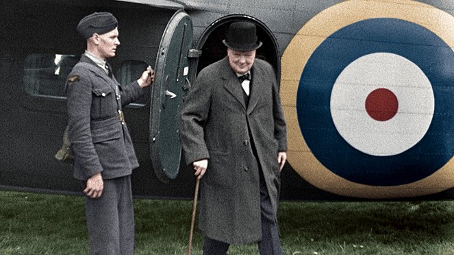 A II. világháború legjelentősebb eseményei színesben - Filmfotók - Winston Churchill