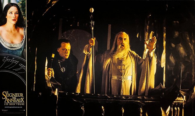 The Lord of the Rings: The Two Towers - Lobbykaarten - Brad Dourif, Christopher Lee