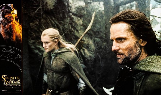 The Lord of the Rings: The Return of the King - Lobbykaarten - Orlando Bloom, Viggo Mortensen