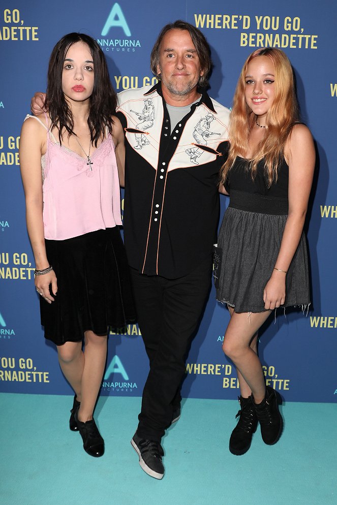 Where'd You Go, Bernadette - Events - World Premiere of "Where'd You Go, Bernadette" on August 8, 2018 in New York - Lorelei Linklater, Richard Linklater, Zoe Graham