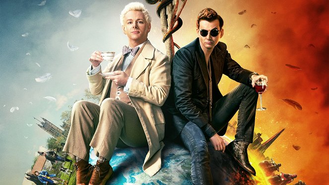 Good Omens - Promokuvat - Michael Sheen, David Tennant