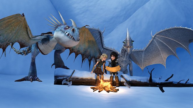 Dragones: Hacia nuevos confines - Túnel en la nieve - De la película