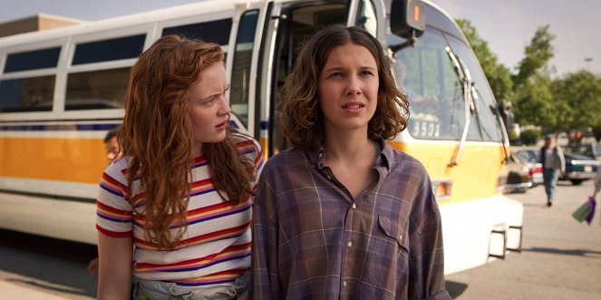 Stranger Things - Season 3 - Chapter Two: The Mall Rats - Photos - Sadie Sink, Millie Bobby Brown