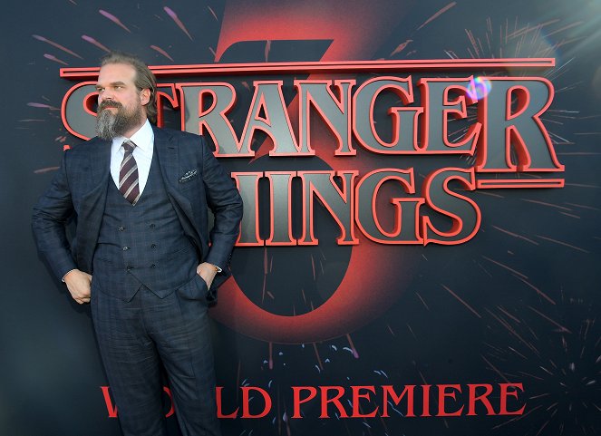 Stranger Things - Season 3 - Z imprez - Season 3 World Premiere - David Harbour