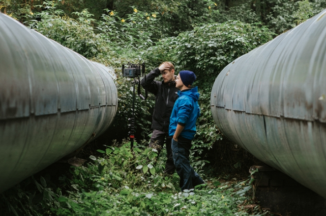 Chłopcy z motylkami - Tournage - Mateusz Skalski, Marcin Filipowicz