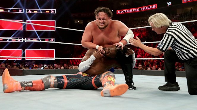 WWE Extreme Rules - Photos - Joe Seanoa, Kofi Sarkodie-Mensah