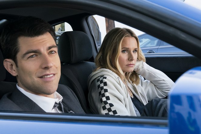 Veronica Mars - Heads You Lose - Photos - Max Greenfield, Kristen Bell