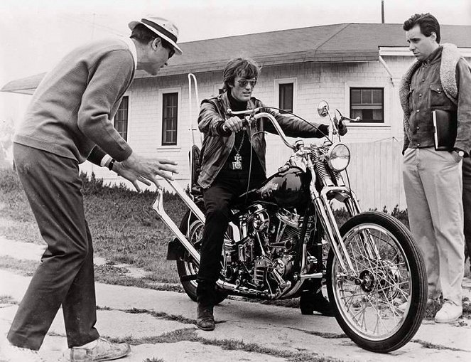 Les Anges sauvages - Tournage - Roger Corman, Peter Fonda, Peter Bogdanovich