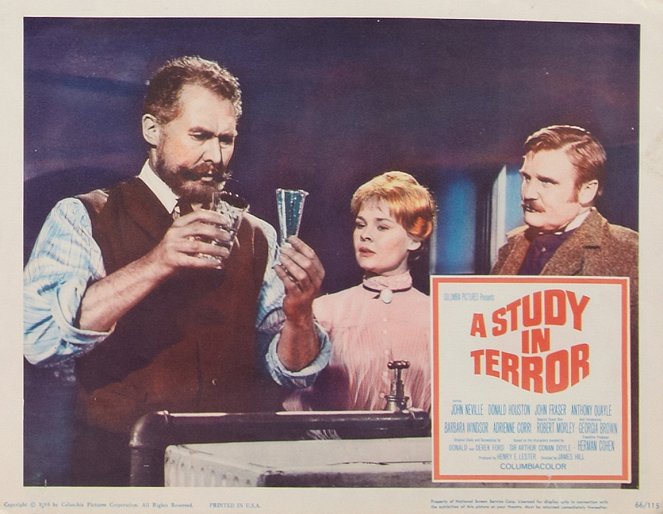 A Study in Terror - Lobby Cards - Anthony Quayle, Judi Dench, Donald Houston