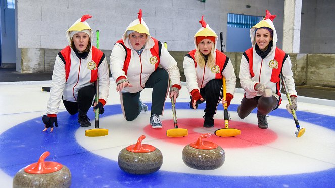 Curling für Eisenstadt - Promóció fotók - Marlene Morreis, Veronika Polly, Katharina Straßer, Maddalena Hirschal