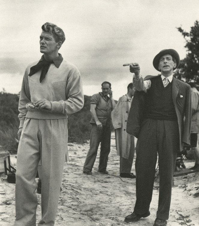 Orphée - Dreharbeiten - Jean Marais, Jean Cocteau
