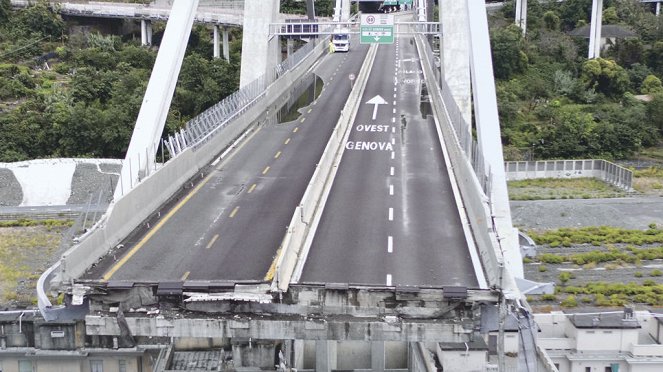 Der Brückeneinsturz von Genua - Filmfotos