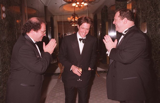 Unantastbar - Der Fall Harvey Weinstein - Filmfotos - Bob Weinstein, Hugh Grant, Harvey Weinstein