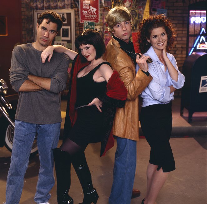 Will & Grace - Season 1 - Halloween - Promokuvat - Eric McCormack, Megan Mullally, Sean Hayes, Debra Messing