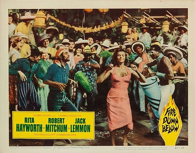 Fogo nos Trópicos - Cartões lobby - Rita Hayworth
