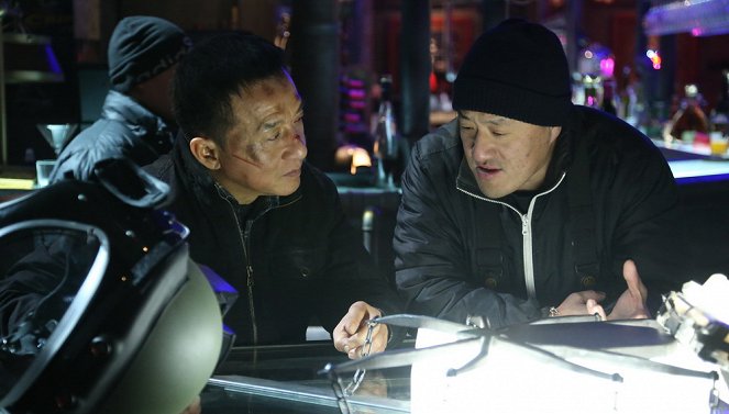 Acción policial - Del rodaje - Jackie Chan, Sheng Ding