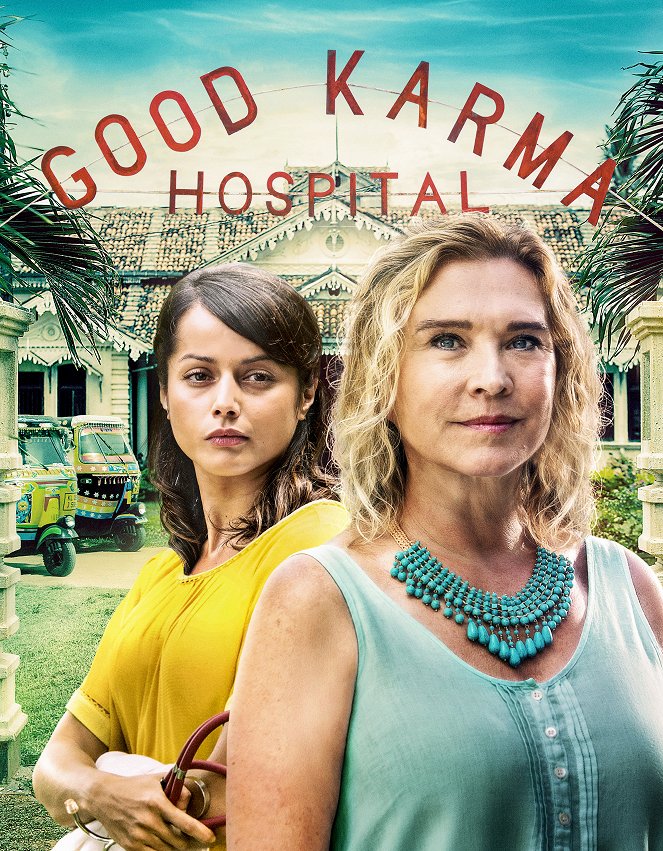 The Good Karma Hospital - Werbefoto - Amrita Acharia, Amanda Redman