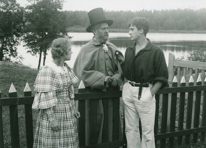 Greta Almroth, Victor Sjöström, Harald Schwenzen