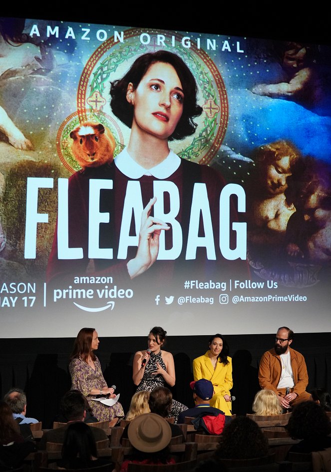 Bolhafészek - Season 2 - Rendezvények - The Amazon Prime Video Fleabag Season 2 Premiere at Metrograph Commissary on May 2, 2019, in New York, NY - Phoebe Waller-Bridge, Sian Clifford, Brett Gelman