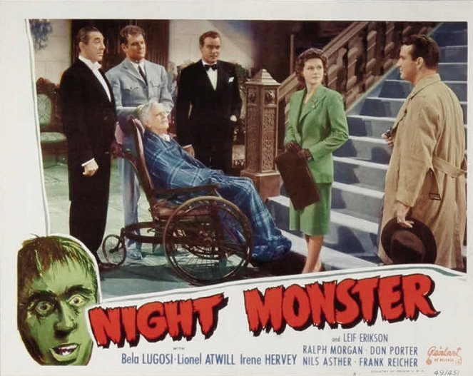 Night Monster - Lobby Cards