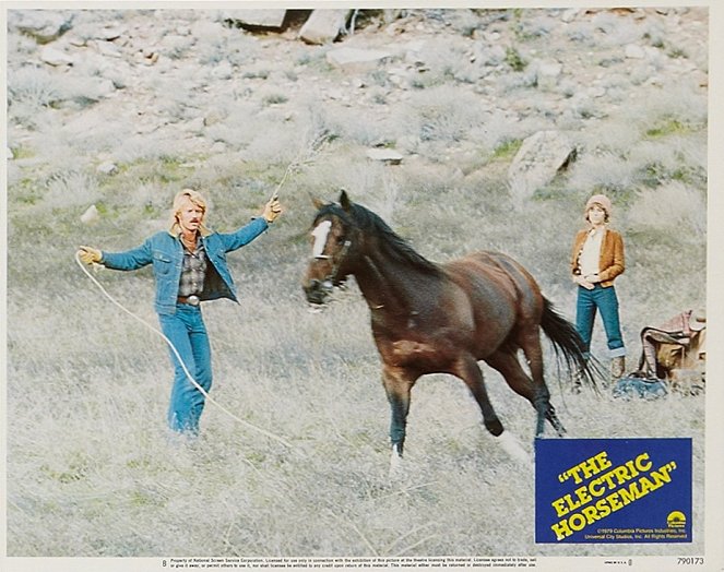 The Electric Horseman - Lobbykaarten - Jane Fonda, Robert Redford