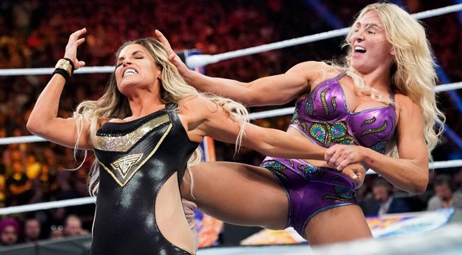 WWE SummerSlam - Photos - Trish Stratus, Ashley Fliehr