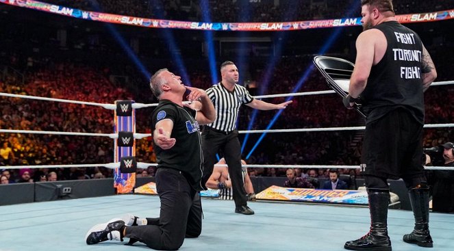 WWE SummerSlam - Photos - Shane McMahon, Kevin Steen