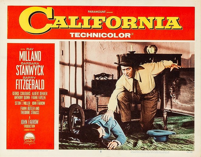 California, terre promise - Cartes de lobby - Ray Milland